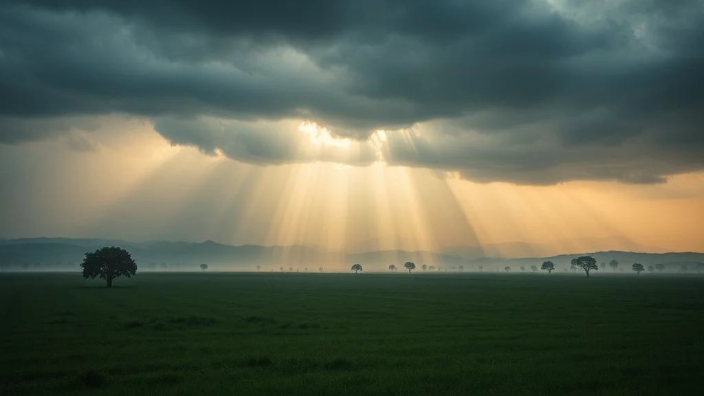 Sonhar com chuva na bíblia e seus significados principais